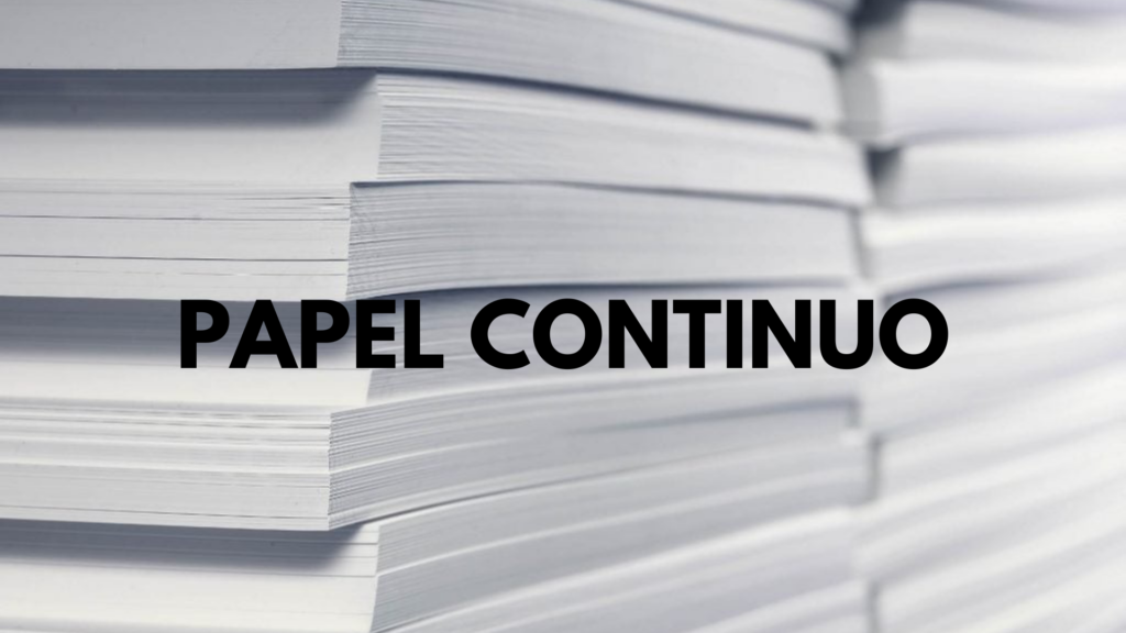 papel continuo
